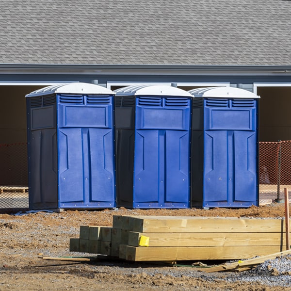 do you offer hand sanitizer dispensers inside the portable toilets in Caberfae MI